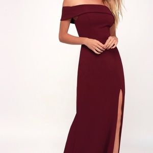 Off-the-Shoulder Maxi Dress Size Small